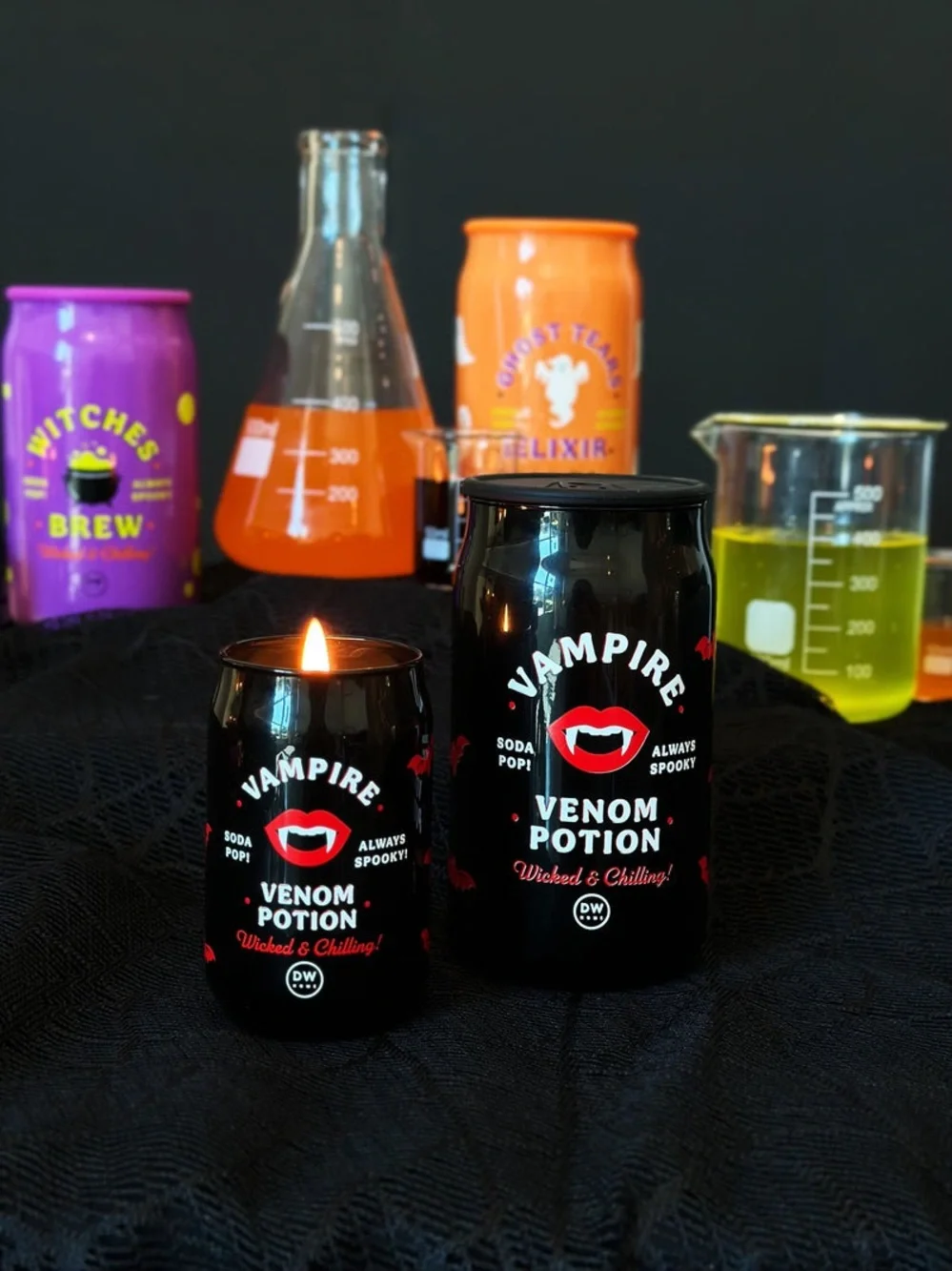 Goodies by DW Home Soda Pop Halloween Candle Bundle